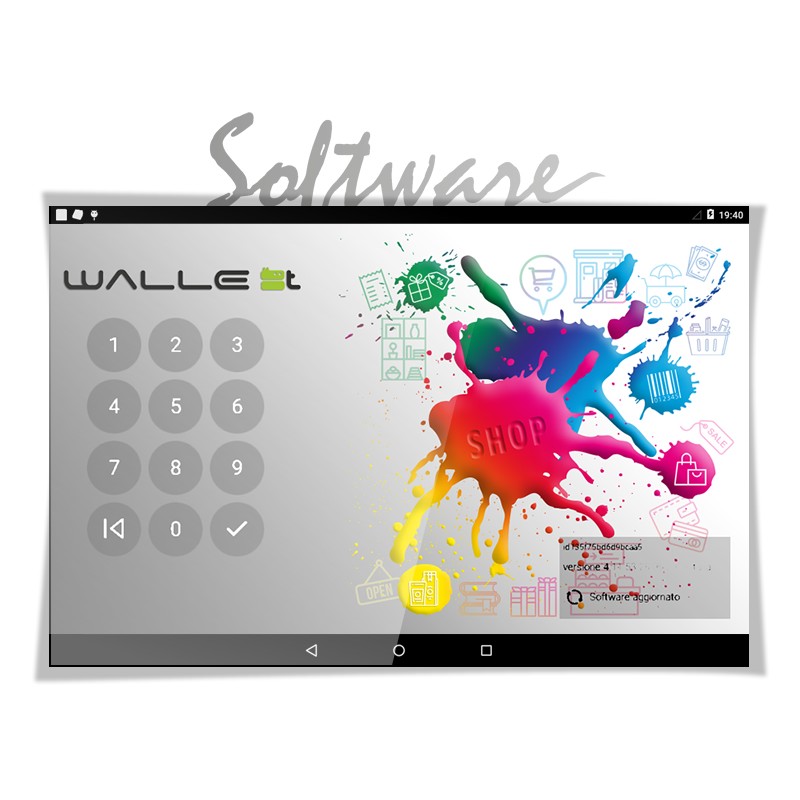 Registratore telematico RCH touch Walle8T